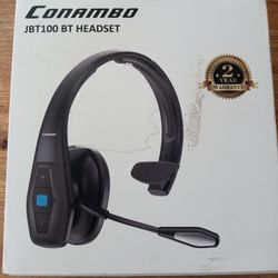 CONAMBO JBT100 BT HEADSET WIRELESS BLUETOOTH NOISE CANCELLING 