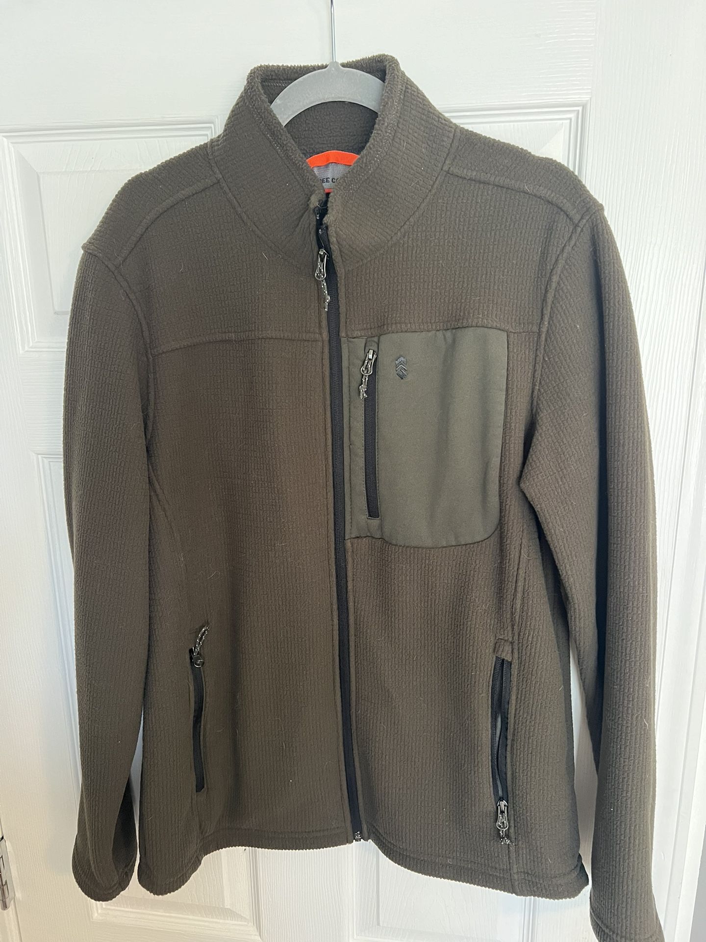 Men’s Free Country Waffle Fleece Jacket Size M