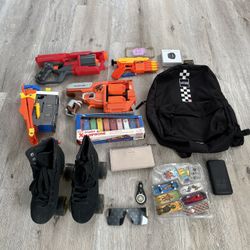 Mixed Junk Lot Weird Random Junk Lot Stuff Lot Vintage Vans Nerf Toys Kate Spade 