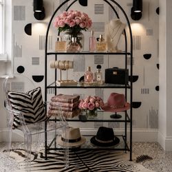 Foldable Glass Shelf