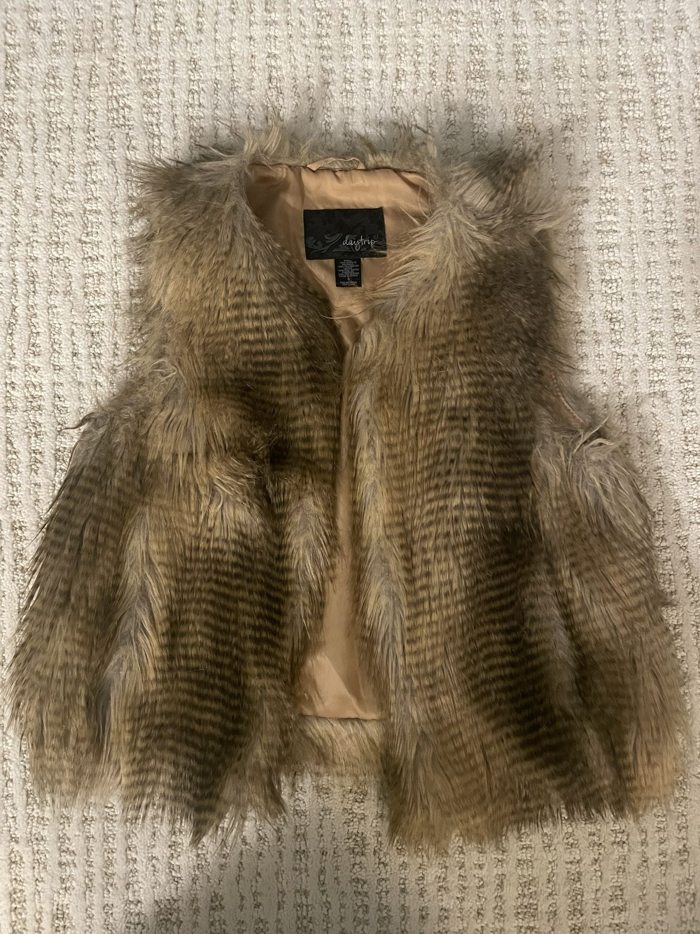 Daytrip Faux Fur Vest - Size S