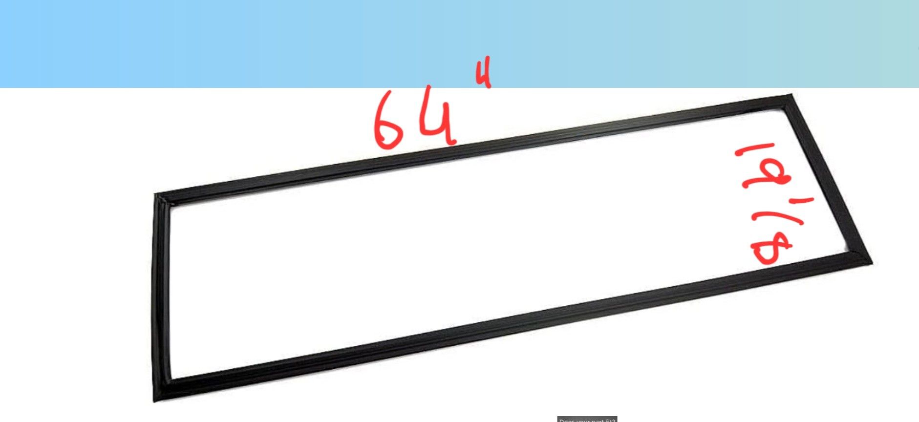 Refrigerator Door gasket