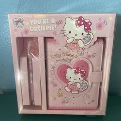 Hello Kitty Journal Pen Set 