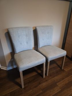 Blue Upholstered Chairs