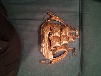 Decorative Copper Sail Boat