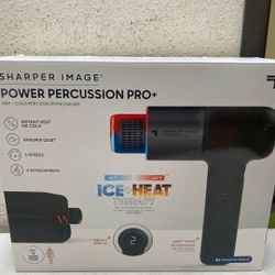 Sharper Image Power Percussion Pro+ Hot + Cold Percussion Massager