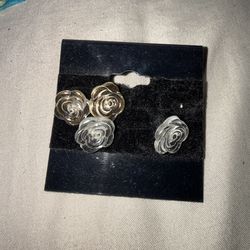 Flower earrings
