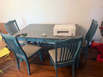 Table and 4 chairs