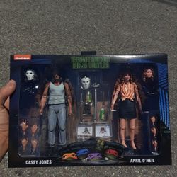 NECA Teenage Mutant Ninja Turtles April & Casey Set of 2 Multicoloured

