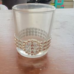 🕯Candle Holders —  Clear Rhinestone Wrap