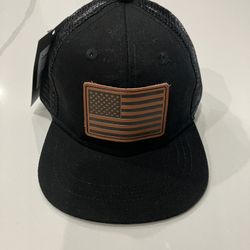 Baby/infant American Flag trucker hat 