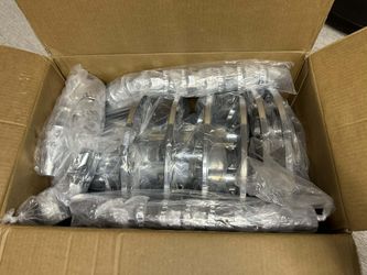 Semi Truck Complete Hub Cap Kit With Chrome Plastic Lug Nut