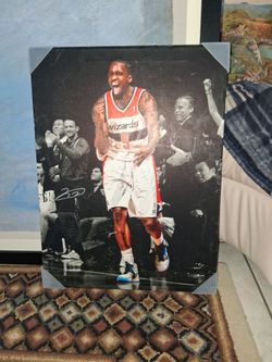 Canvas print former Washington wizards point guard, John Wall