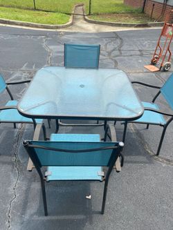 5 piece patio table set