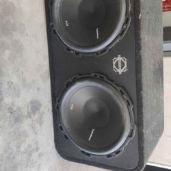 2 12 Rockford Fosgate P2s In Box And Rockford Fosgate Amp Obo