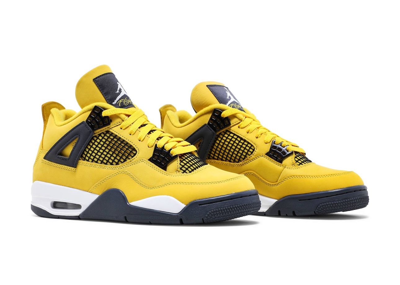 Air Jordan 4 Rrtro Yellow Men Size9