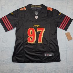 Women's 49ers Rivalry Nick Bosa #97 Jersey Size Large