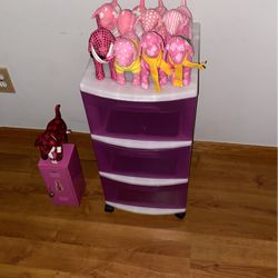 Victoria’s Secret Pink Collection, Dogs, And Storage Cart