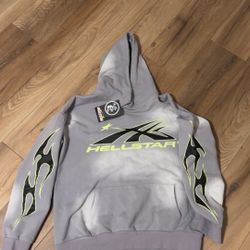 Grey Hellstar Hoodie XL