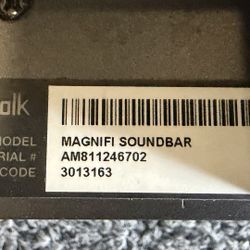 Polk Audio MagniFi Home Theater Soundbar & Subwoofer