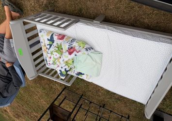 Toddler bed frame with Mattress & bedding included