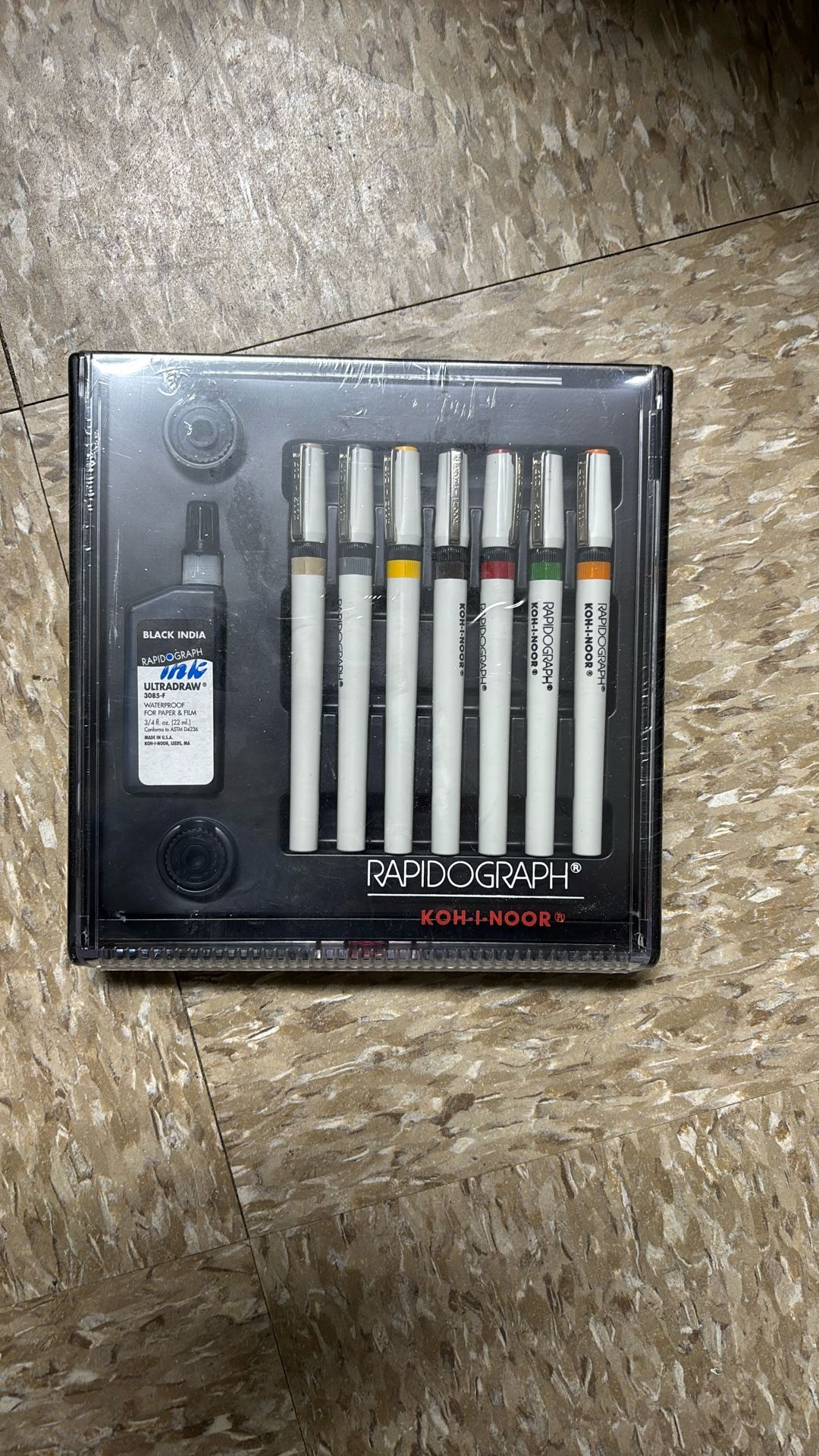 Koh-I-Noor Rapidograph Slim Pack 7-Pen Set