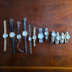Lot of 12 working Timex Indiglo watches