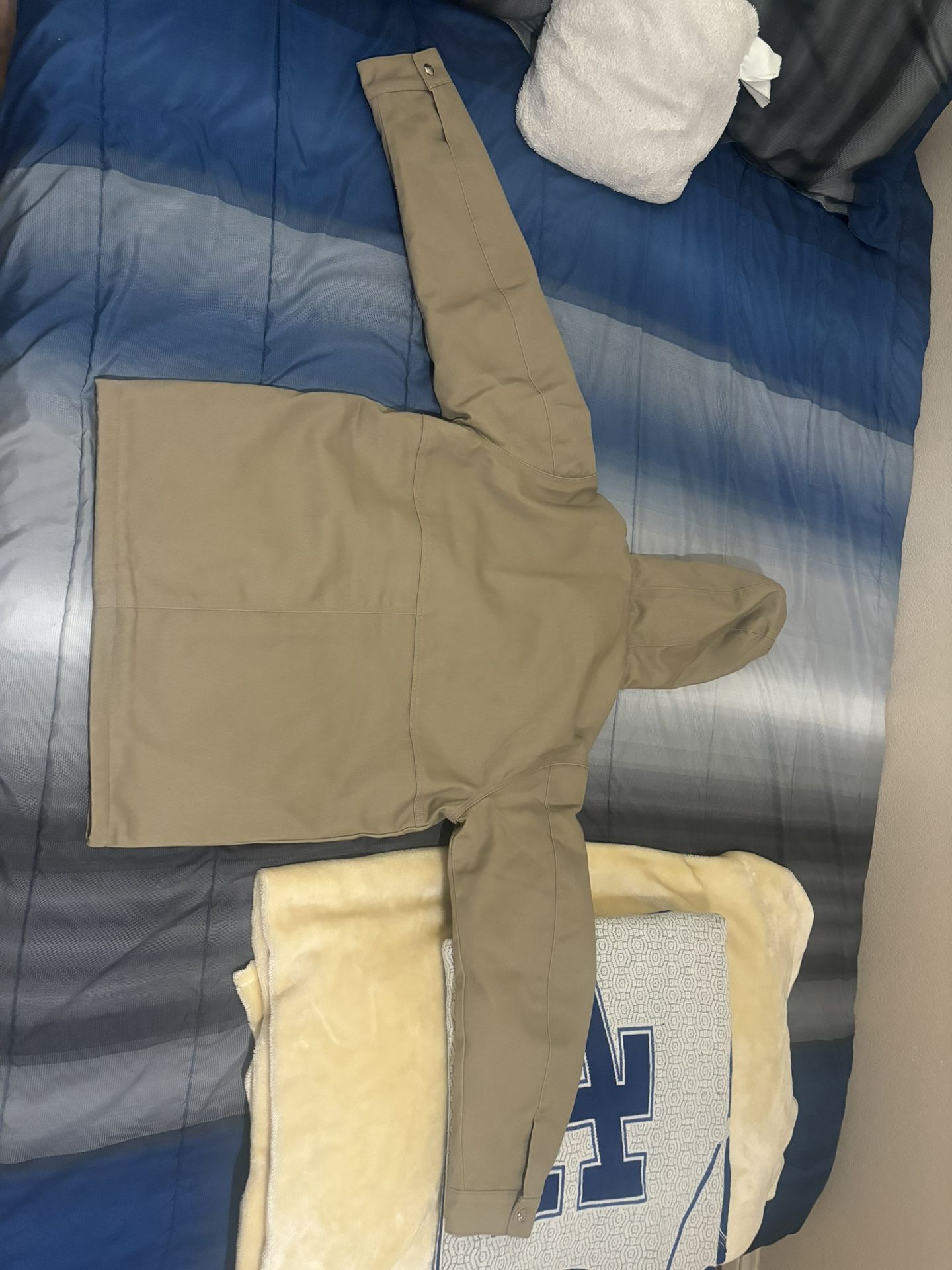 BEN DAVIS FRONT SNAP JACKET WITH HOODIE