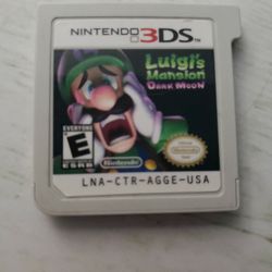 Nintendo 3 Ds Luigi Mansion Dark Moon