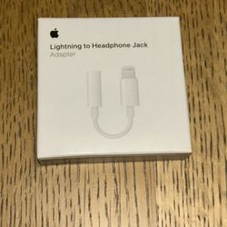 Apple Lightning To 3.5 Mm Headphone Adapter