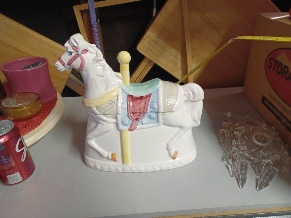 Carousel Horse Cookie Jar
