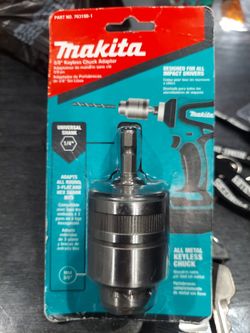 Makita 3/8 Keyless Chuck Adapter  For All Impact Drivers