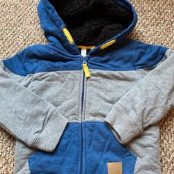 Boys Size 4 Fleece lined Sweater 