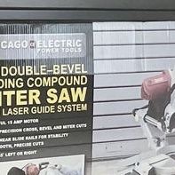 New 12" double bevel sliding compound miter saw with laser guide