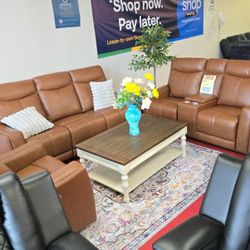 Genuine Leather Power Reclining Livingroom Furniture Sectional Couches Sofa Furniture 🛋 