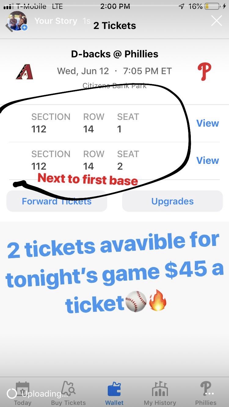 Phillies tickets!