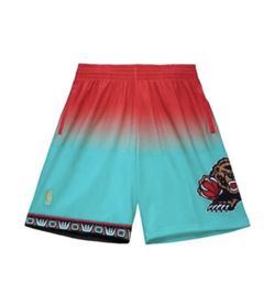 NBA Shorts Mitchell & Ness 1996 NBA Grizzlies Hardwood Fadeaway Swingman Shorts Men's M, L, & L