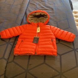 Gap puffer jacket New. Toddler Sz 12-18 months.