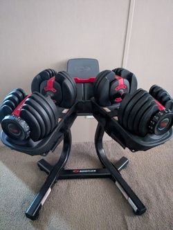 Bowflex adjustable dumbbells
