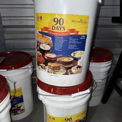90 Day Survival Food Buckets