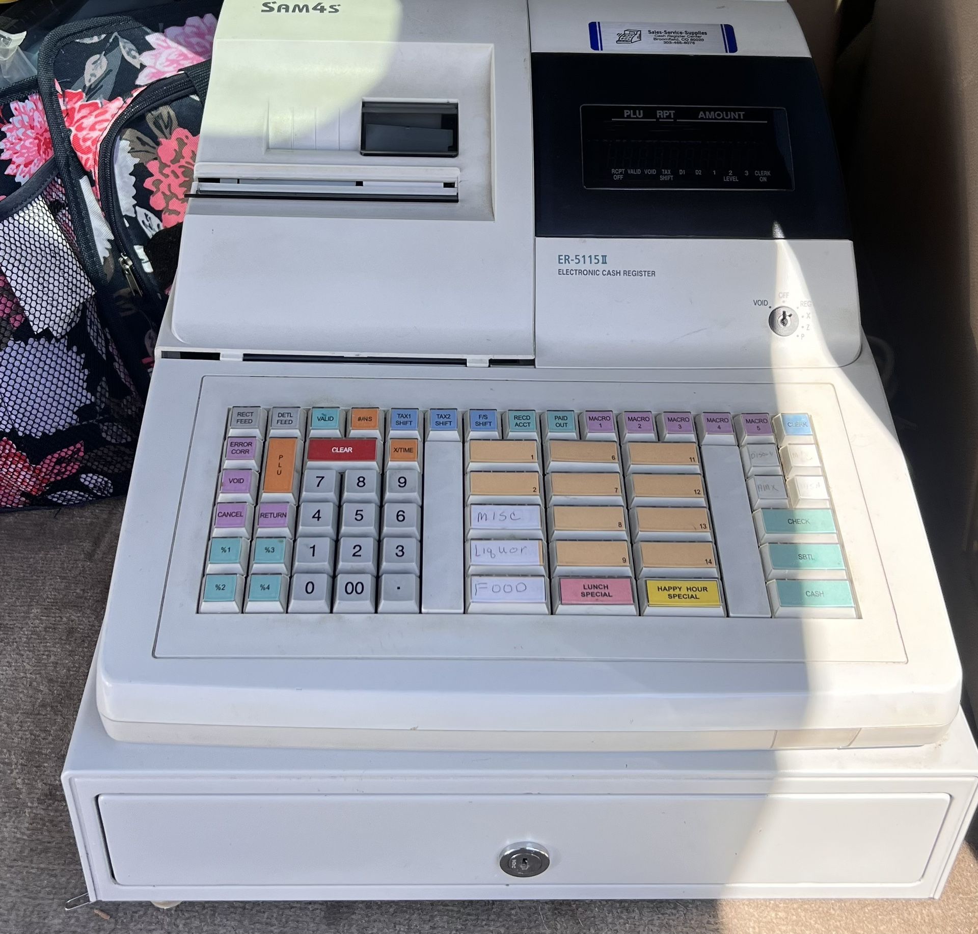 SAM4S Samsung ER-5115|| Validating Cash Register