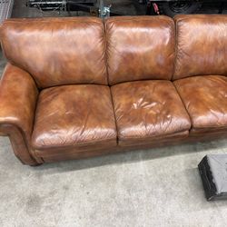 Leather Couch Good Shape. 