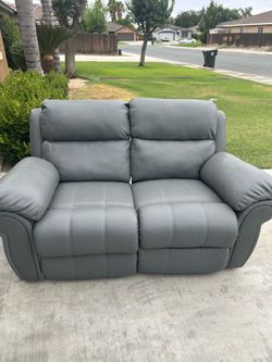 Gray Recliner Sofa