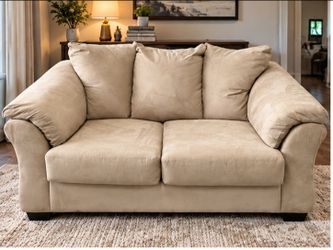 Cream Loveseat