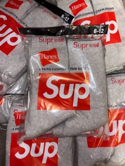 GREY SUPREME SOCKS