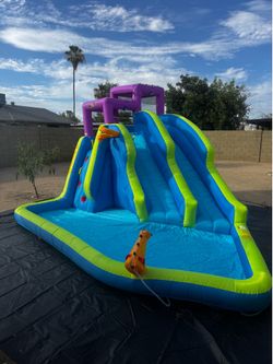 Double water slide