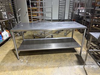 30x72 Stainless Steel Table