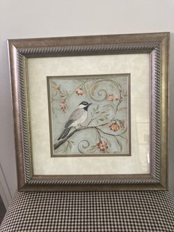 Framed Bird Print