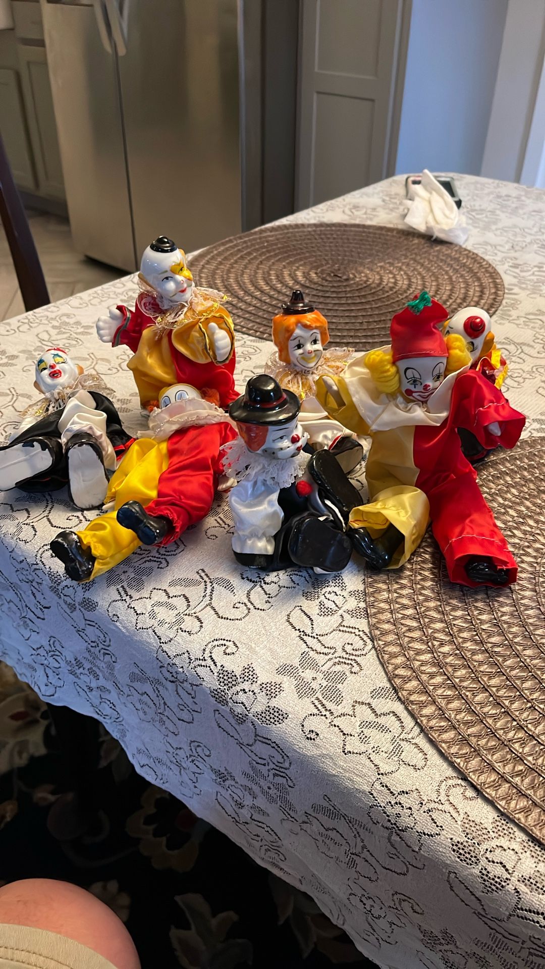 Porcelain Clowns