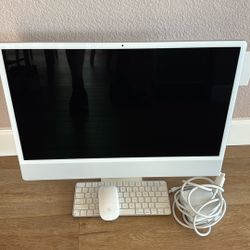Apple iMac 24” M3 Chip 8GB Memory 256 GB. Storage Silver 